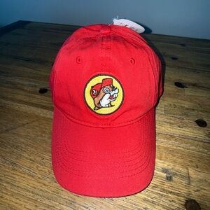 BUC-EE Red Cap with Embroidered Logo